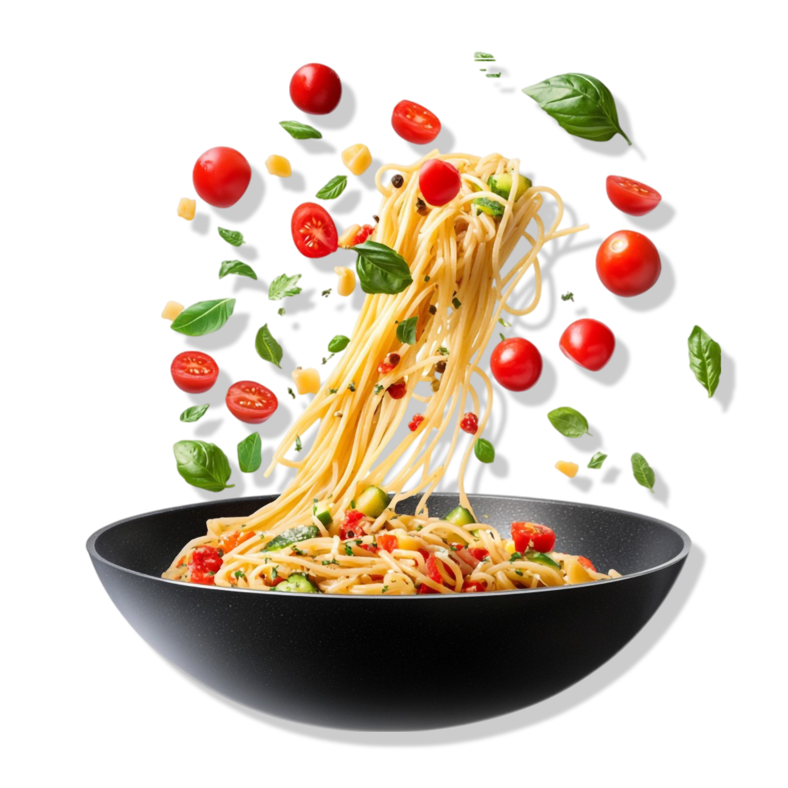 Um bowl com uma deliciosa salada de macarrão.